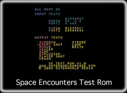 Space Encounters Test Rom