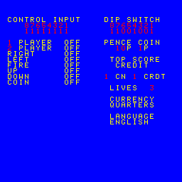 Spectar Test ROM - Control DIP Tests