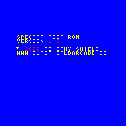 Spectar Test ROM - Info